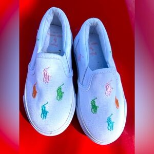 New Polo slip ons size 8